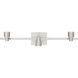 Lincoln 3 Light 120 Brushed Steel Track Ceiling Light